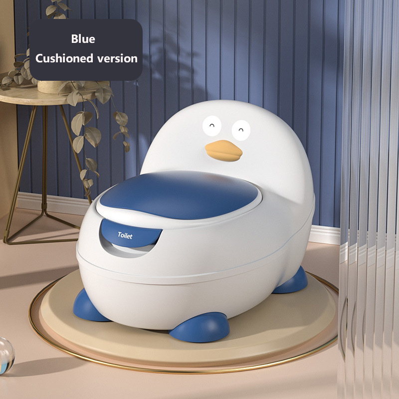 Cartoon Penguin Design Children's potty seat Baby toilet, Non-Slip Child Potty Toilet Training Seat,Portable Baby Potty.