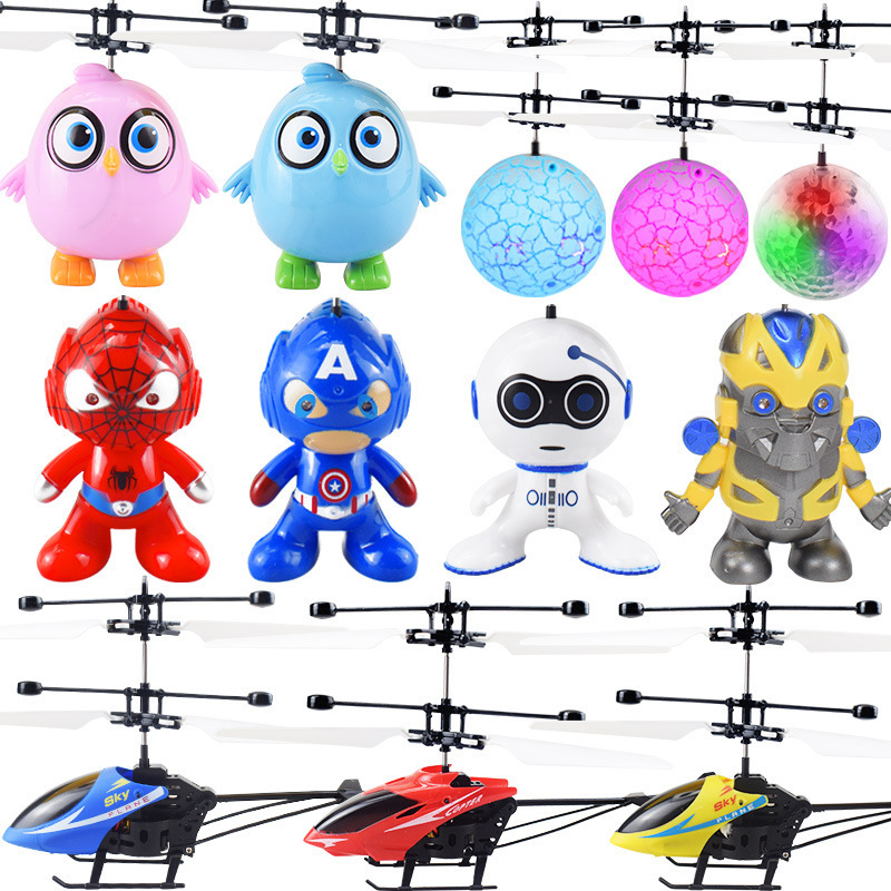 Spider Toys Flying Toy Ball Infrared Induction Flying Ball,Remote Control Helicopter Indoor Outdoor Games Toys