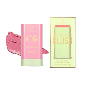 Multi-Use Makeup Blush Stick, Soft Cream Blush Stick Waterproof Hydrating Solid Blush Stick,Suitable for All Skin