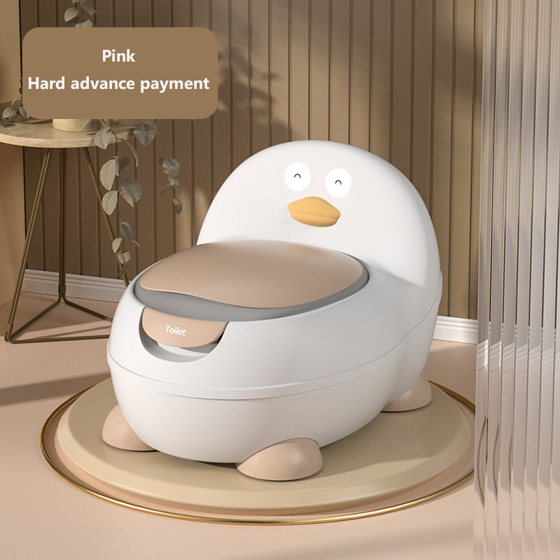 Cartoon Penguin Design Children's potty seat Baby toilet, Non-Slip Child Potty Toilet Training Seat,Portable Baby Potty.