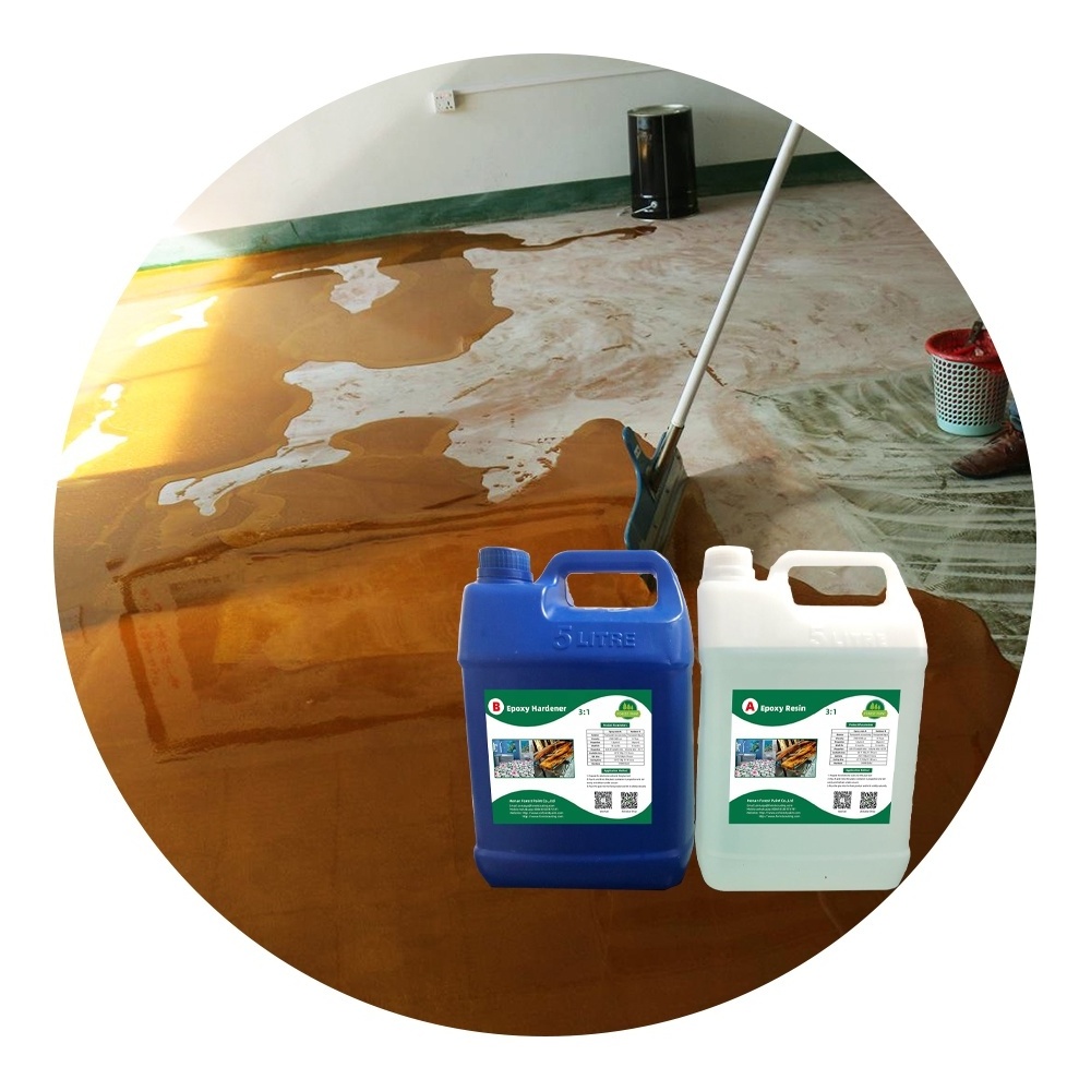 Hot sell waterborne high quality liquid epoxy resin a and b clear 3d floor paint coating