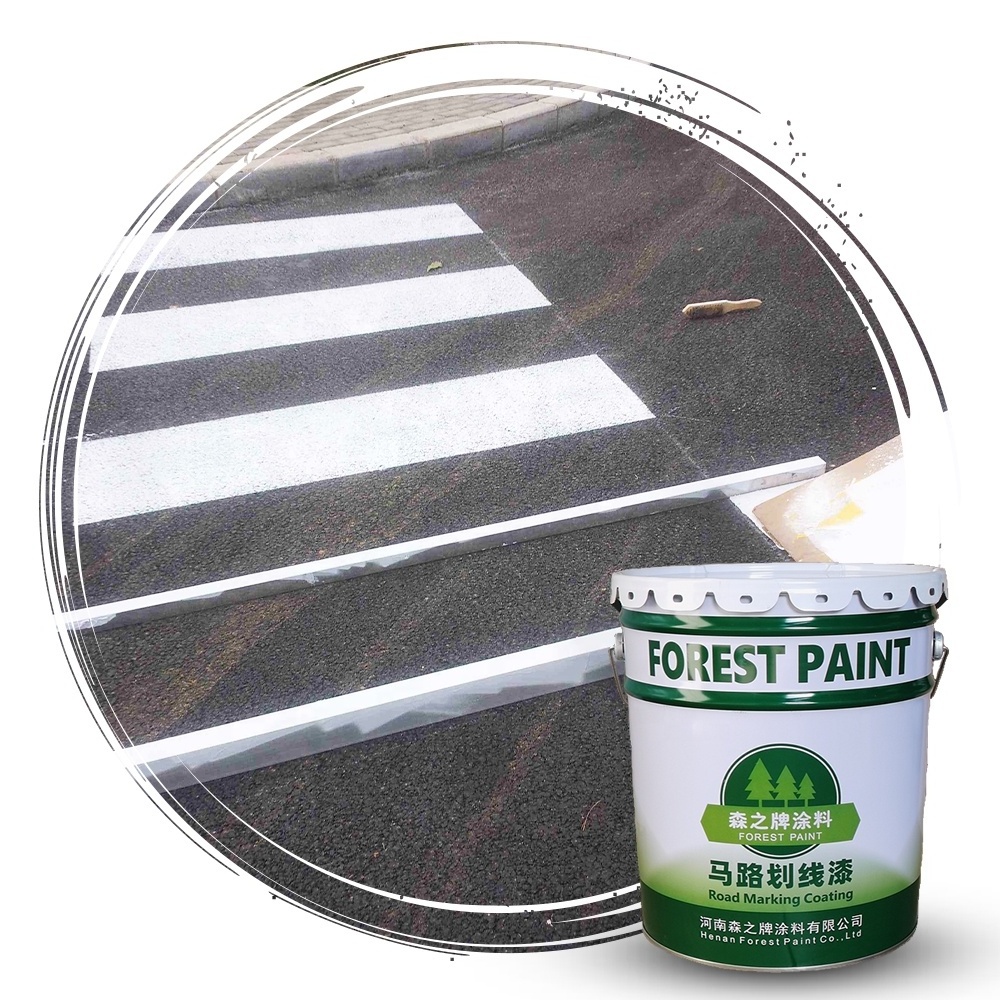 High Quality Water Based Spray Residential Road Marking Paint Traffic Mark Coating Colourful Red Green White Grey Fast drying