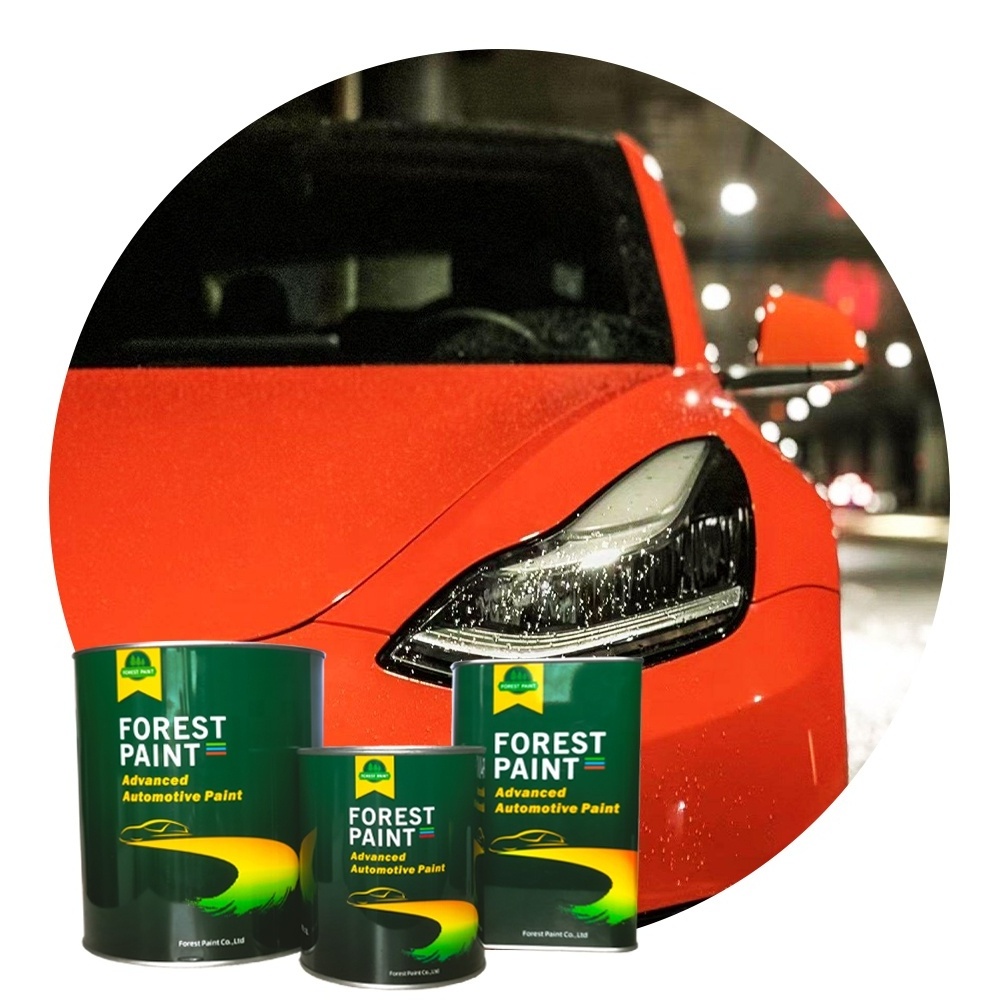 FOREST Wholesale Acrylic Fluorescent Spray Automotive Paints Bright Green Colour Mirror Car Paint Coat Protection