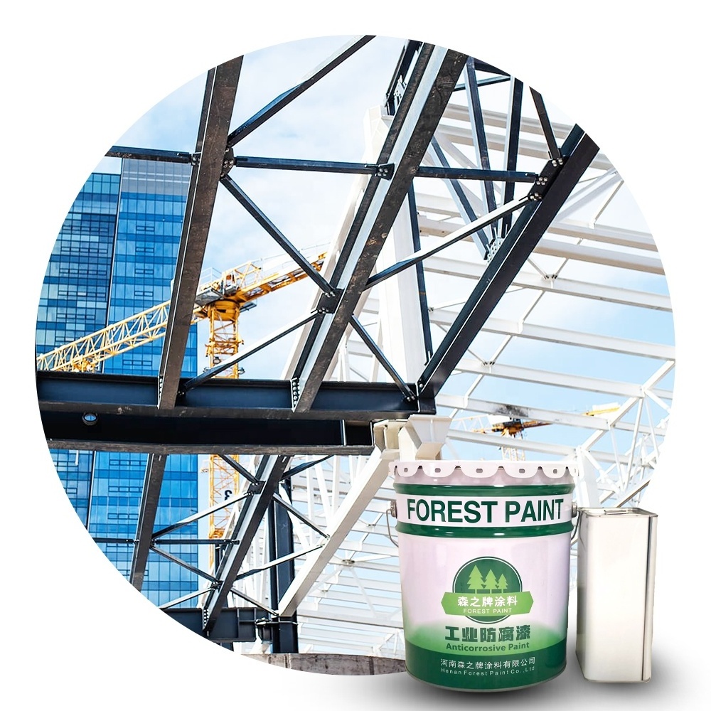 Steel Structures Concrete Surface Used Acrylic Polyurethane Resin Topcoat Lacquer Anti-corrosive Spray Outdoor