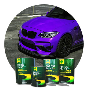 FOREST Good Quality Car Paint Fluorescent Blue Purple Auto Car Coating Paint for Car Body