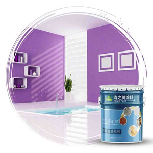 All Purpose Damp Proof Waterproof Decorations Purple Colors Waterbased Interior Latex Wall Paint