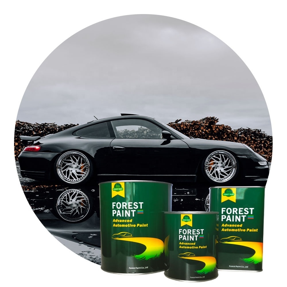 Professional Car Paint Supplier Quick Cure Forest Mirror Finish Clear Coat Automotive Paint Mixing Machine Auto Refinish Paint