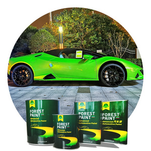 FOREST Wholesale Acrylic Fluorescent Spray Automotive Paints Bright Green Colour Mirror Car Paint Coat Protection