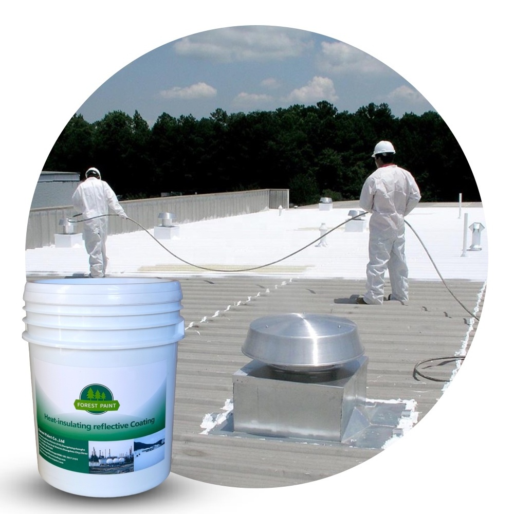 Forest ECO Friendly Waterproofing Heat insulation spray waterproof heat reflective coating acrylic roof paint