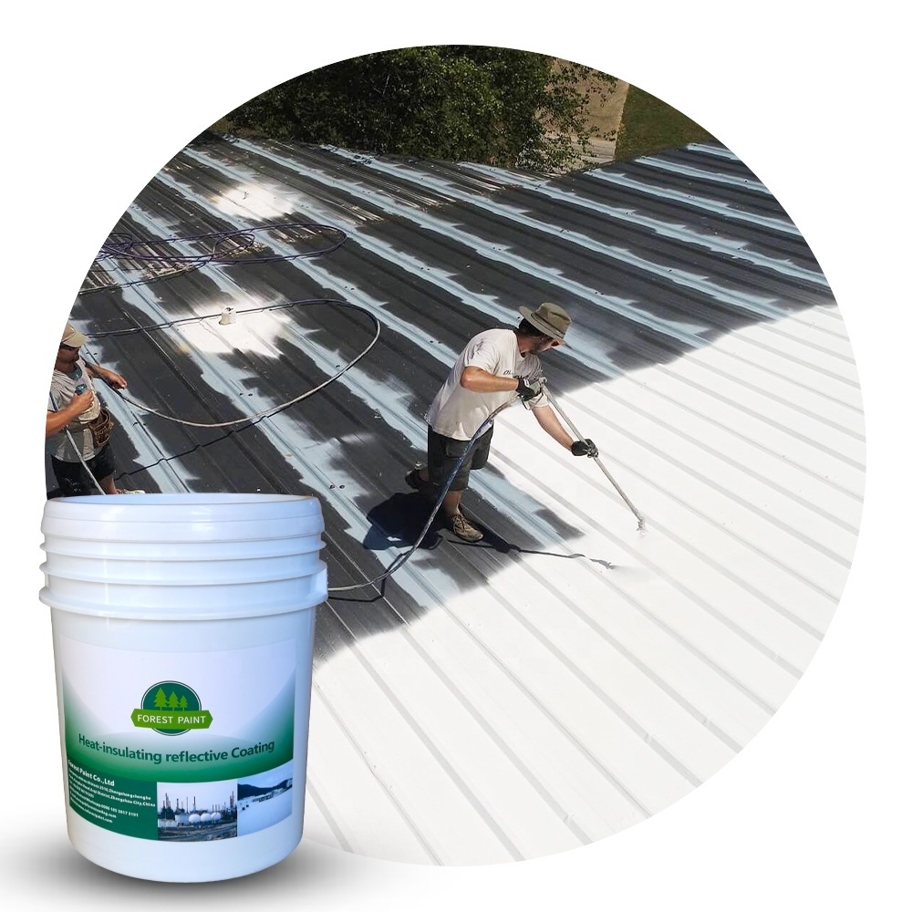 Forest ECO Friendly Waterproofing Heat insulation spray waterproof heat reflective coating acrylic roof paint