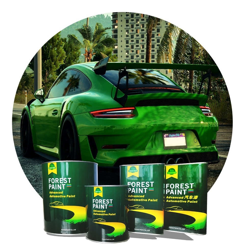 FOREST Automotive Paint Spray 2K Acrylic Solid Colors Metallic Multi-Effect White Pearl High Gloss Auto Paint