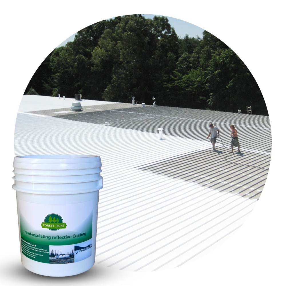 Forest ECO Friendly Waterproofing Heat insulation spray waterproof heat reflective coating acrylic roof paint