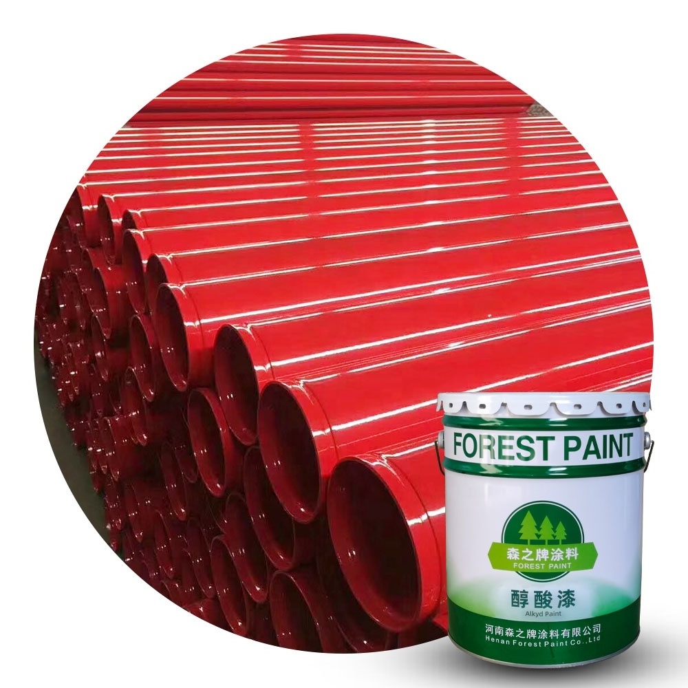 Anti scratch matte synthetic alkyd base enamel coating paint For decorating interior and exterior metal and wood furniture