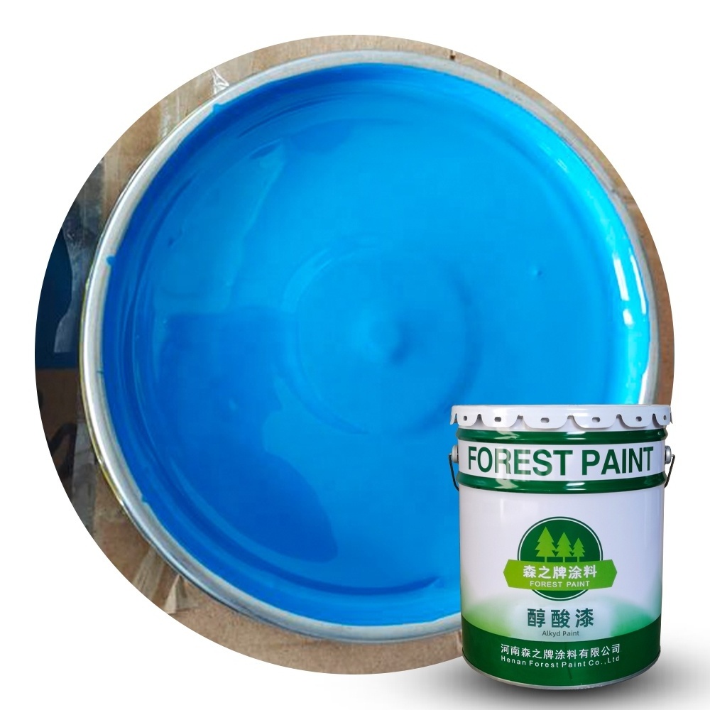 Anti scratch matte synthetic alkyd base enamel coating paint For decorating interior and exterior metal and wood furniture