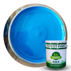 Anti scratch matte synthetic alkyd base enamel coating paint For decorating interior and exterior metal and wood furniture