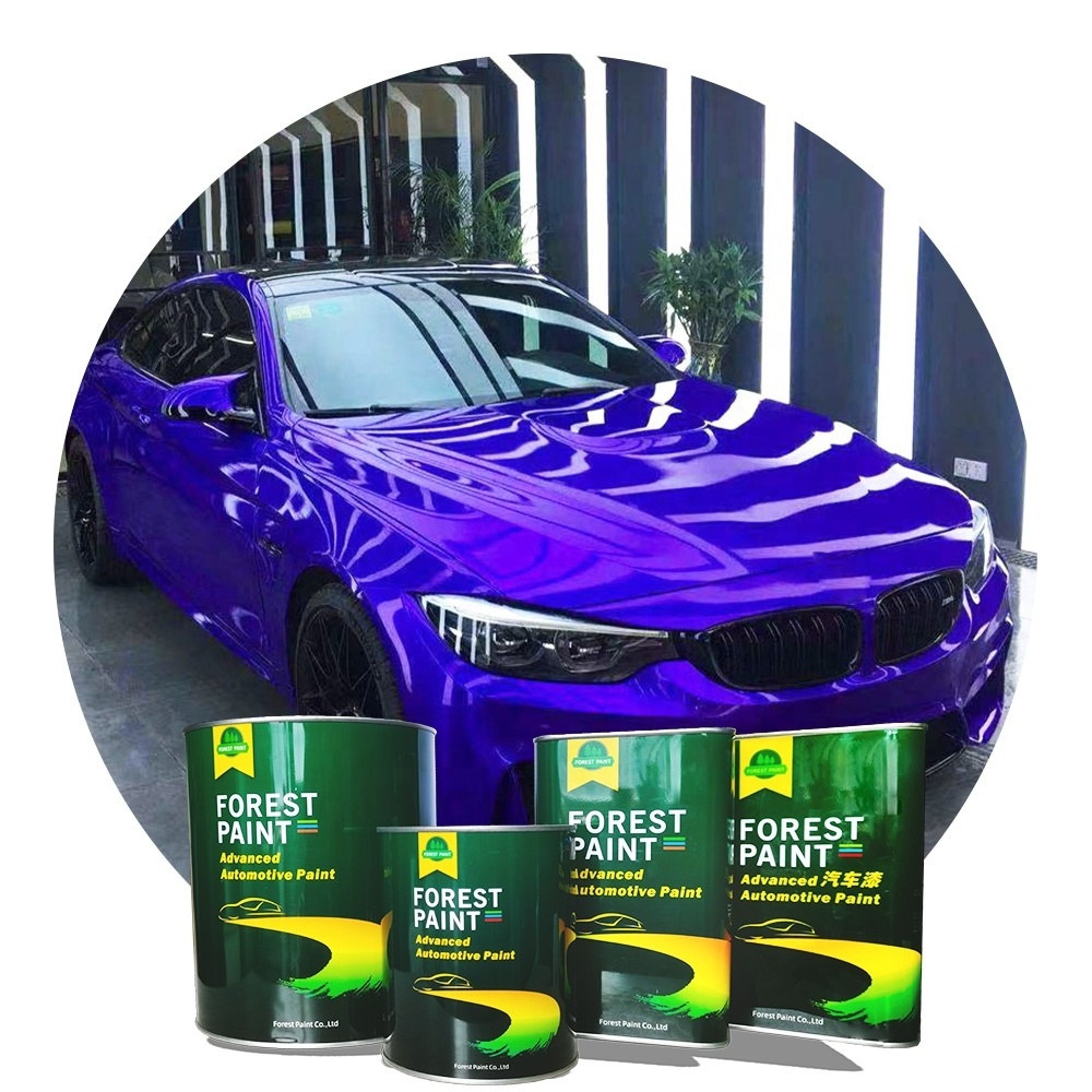 FOREST Wholesale Acrylic Fluorescent Spray Automotive Paints Bright Green Colour Mirror Car Paint Coat Protection