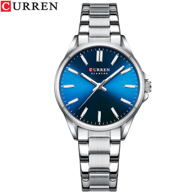 CURREN 9090 Women's Wrist Watch Original Luxury Watches for Ladies Waterproof Stainless Steel Quartz Elegant Woman Wristwatch