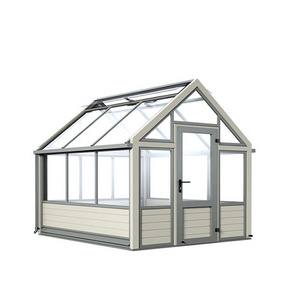 Foretech Customized Aluminum Double Tempered Glass Sunrooms Summer Garden Prefab Glass House Portable Sunroom for Outdoor