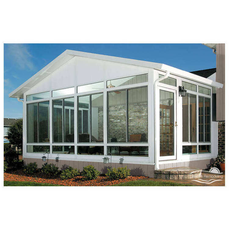 Modern Water Proof Aluminum Frame Glass Villa Veranda Sunroom Winter Gardens And Glass Houses