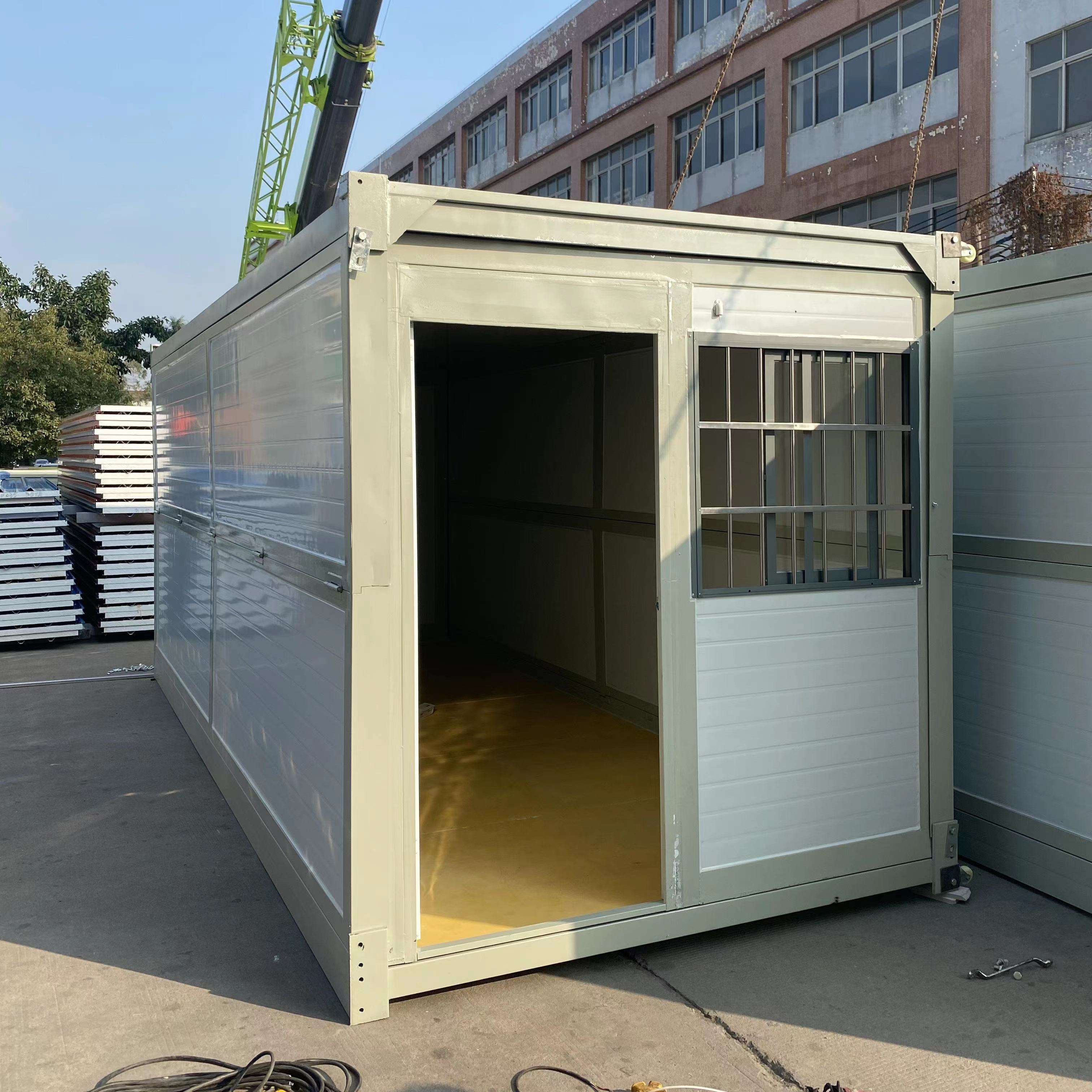 Prefab Foldable Container House Prefabricated Building Container Office Folding Container