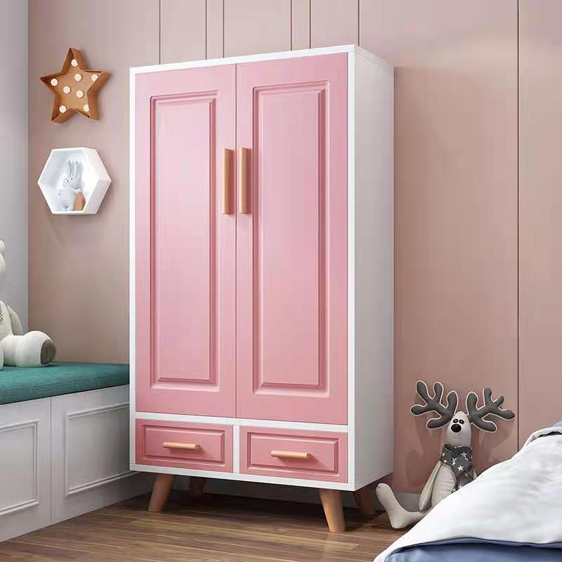 2021 Latest Colorful Wardrobes ,Wooden Wardrobe,Modern Simple Bedroom Storage Cabinet For Children