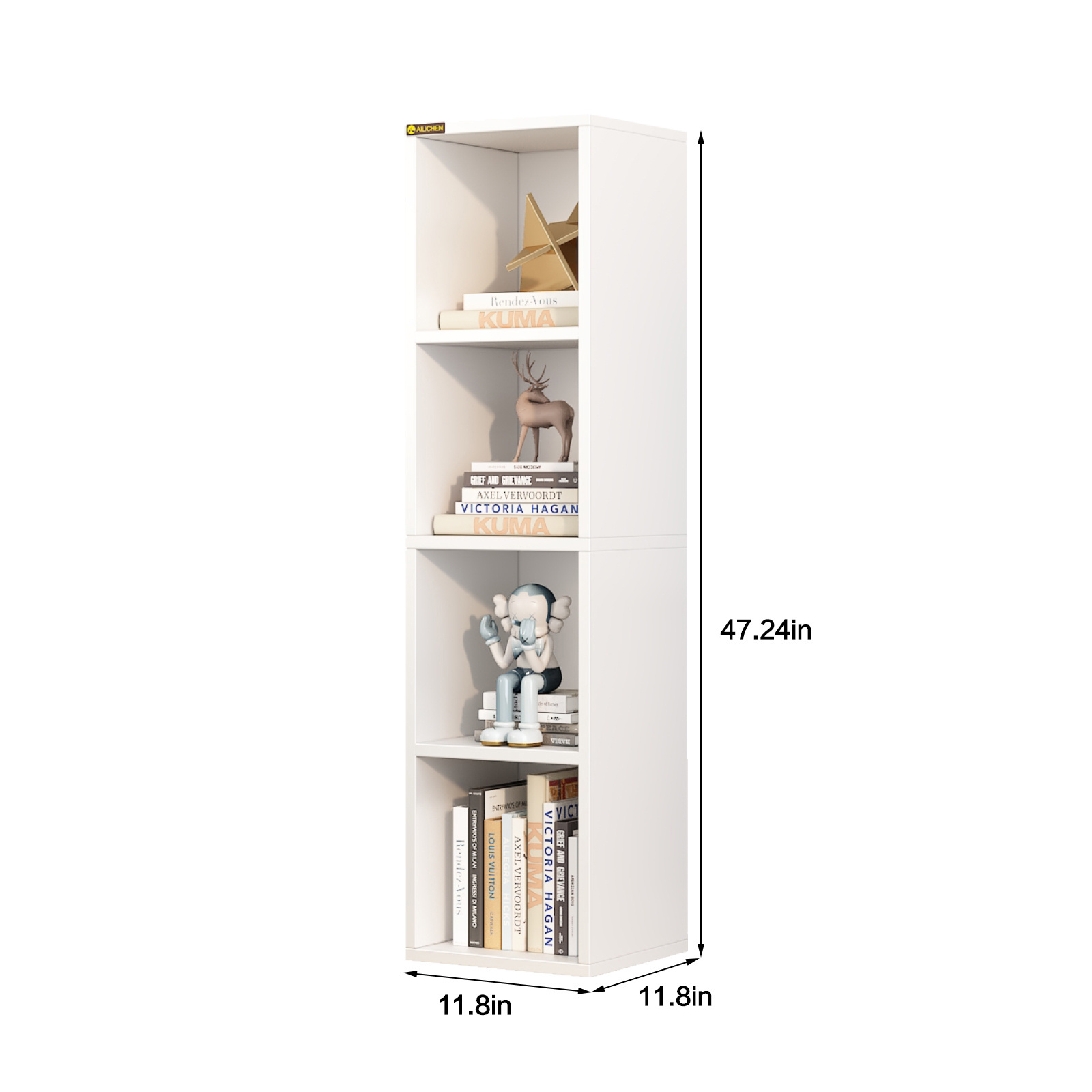 YQ FOREVER Bookcase floor simple home multi-layer living room cabinet storage cabinet narrow slit small bookcase storage shelf