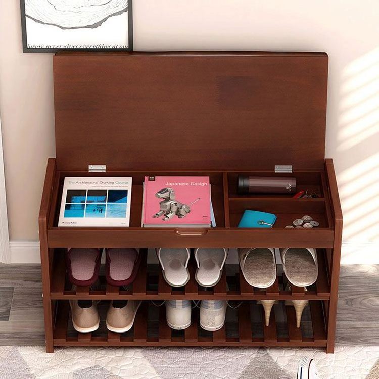 Wooden Shoe Cabinet Storage With Seat Shoe Rack Cheap Price