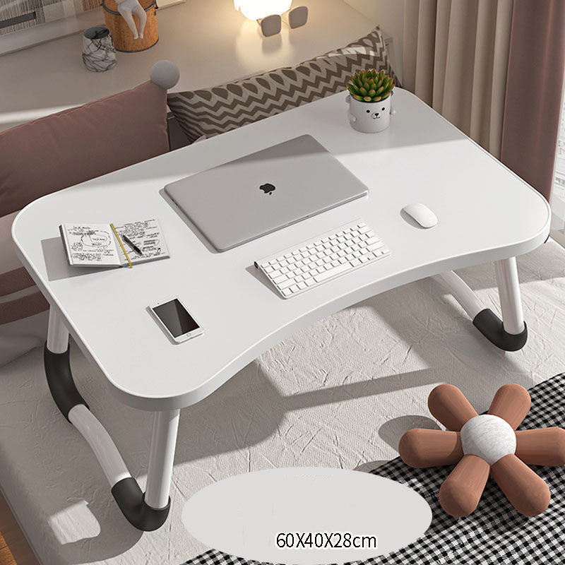 Adjustable Breakfast Tray Portable Lap Desk with Foldable Leg Notebook Computer Stand Laptop Bed Table