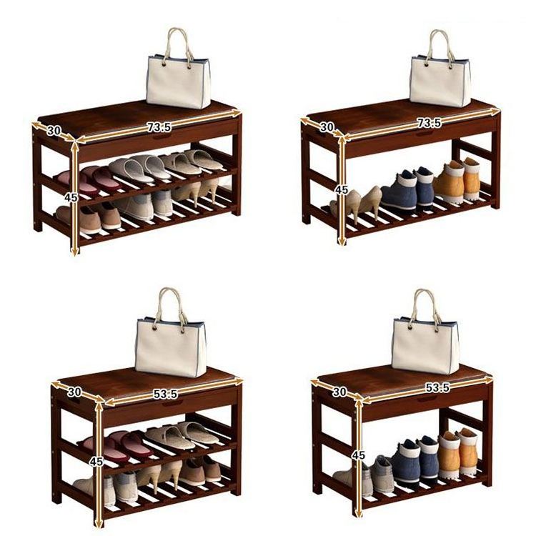 Wooden Shoe Cabinet Storage With Seat Shoe Rack Cheap Price