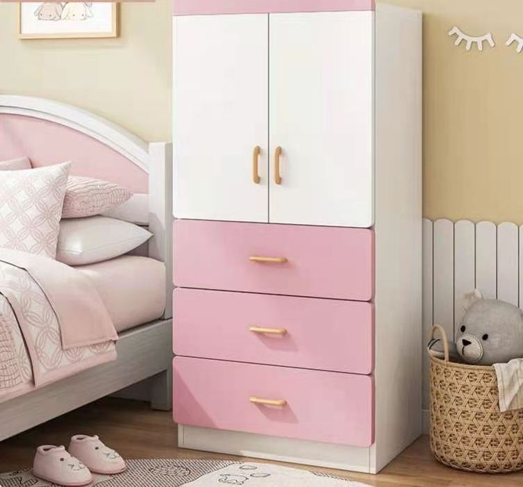 New Children's Wardrobes,Modern Wardrobe Cabinet Amoires With Sliding Doors, Bedroom Furniture Storage