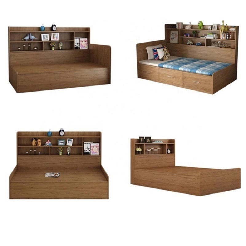 New Designed Kids Bed For Girl Solid wood beds for Children single bed Furniture Bedroom Set Modern