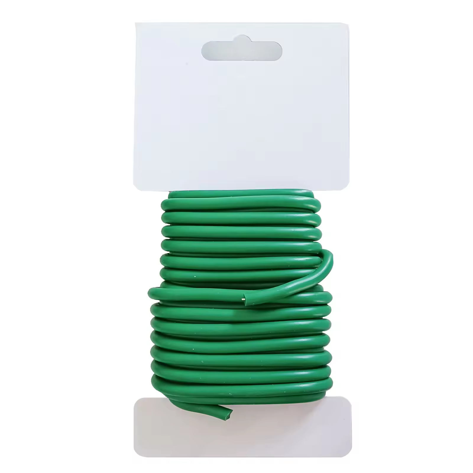 Twist Ties: 8m 3mm Plastic Coated Wire to Tie Garden Plant or Office Cable with Convenient, Built-in Cutter