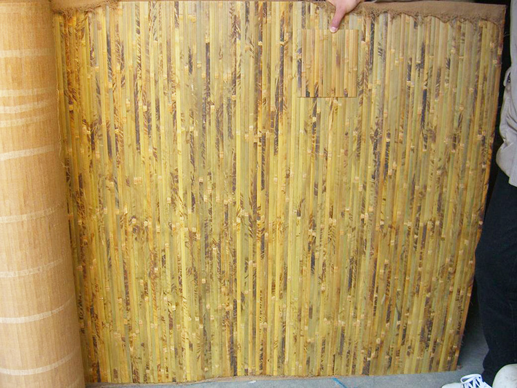 Bamboo wall covering nature bamboo paneling natural bamboo wallpaper for decoration