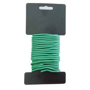 Twist Ties: 8m 3mm Plastic Coated Wire to Tie Garden Plant or Office Cable with Convenient, Built-in Cutter