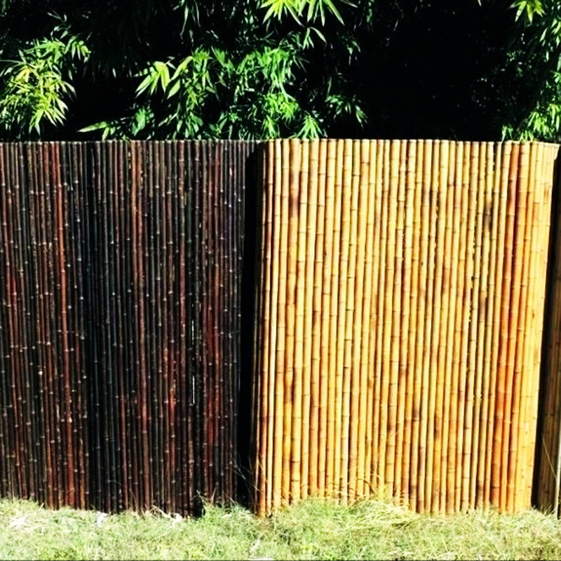 Sunbelt Natural Eco-Friendly Black Bamboo Fence Rolls 4Ft 6Ft 8Ft for Garden Privacy