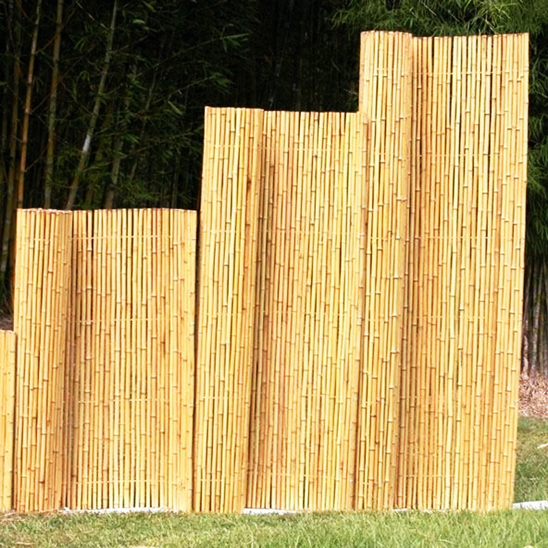 Sunbelt Natural Eco-Friendly Black Bamboo Fence Rolls 4Ft 6Ft 8Ft for Garden Privacy