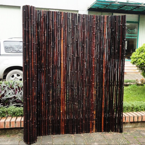 Sunbelt Natural Eco-Friendly Black Bamboo Fence Rolls 4Ft 6Ft 8Ft for Garden Privacy