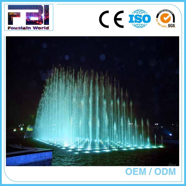 2d digital swing PLC programmed music fountain outdoor lake decorative digital swing music water fountains