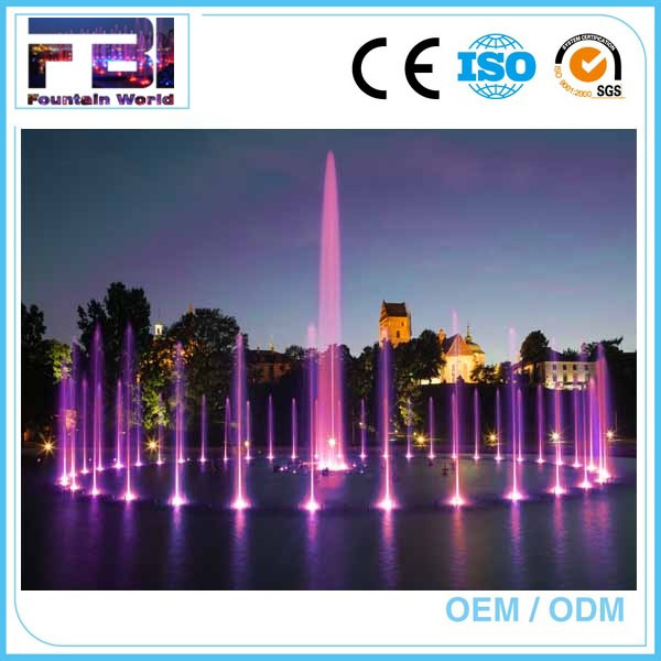 2d digital swing PLC programmed music fountain outdoor lake decorative digital swing music water fountains