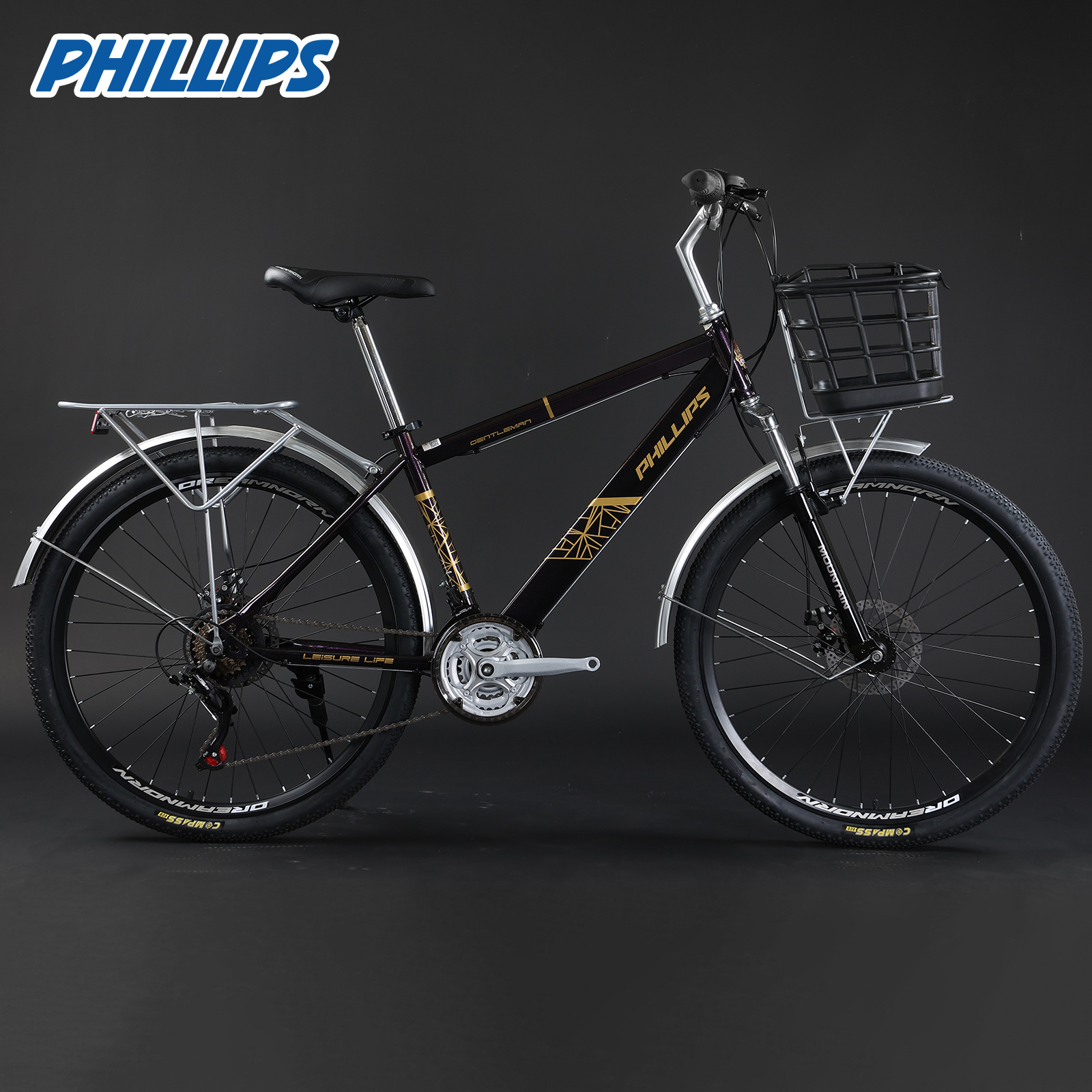 PHILLIPS Factory Wholesale 26 Inch Shimano City Bike Women Bicycle Urban Bike City Bicycle  lady bike bicicleta bicycle