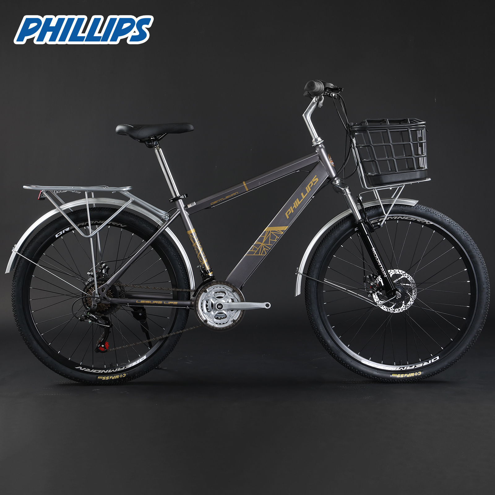 PHILLIPS Factory Wholesale 26 Inch Shimano City Bike Women Bicycle Urban Bike City Bicycle  lady bike bicicleta bicycle