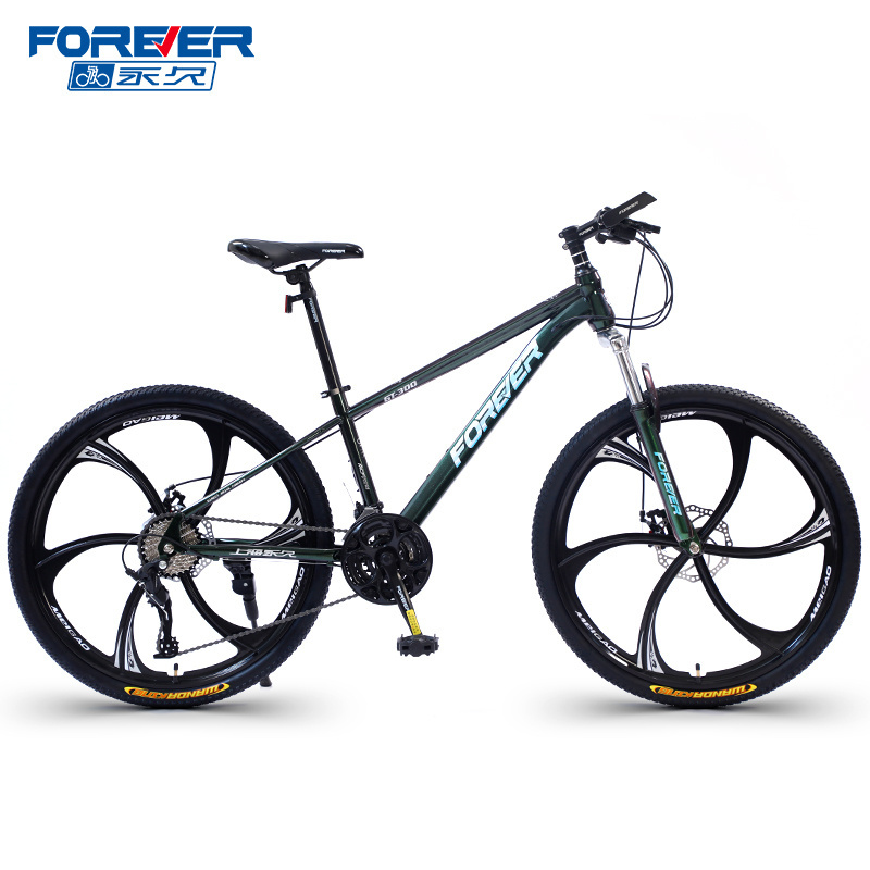 FOREVER Direct Sale 24/26/27.5 Inch High Carbon Steel Mtb Bicicleta Mountain Bike For Men Bicycle Cycle