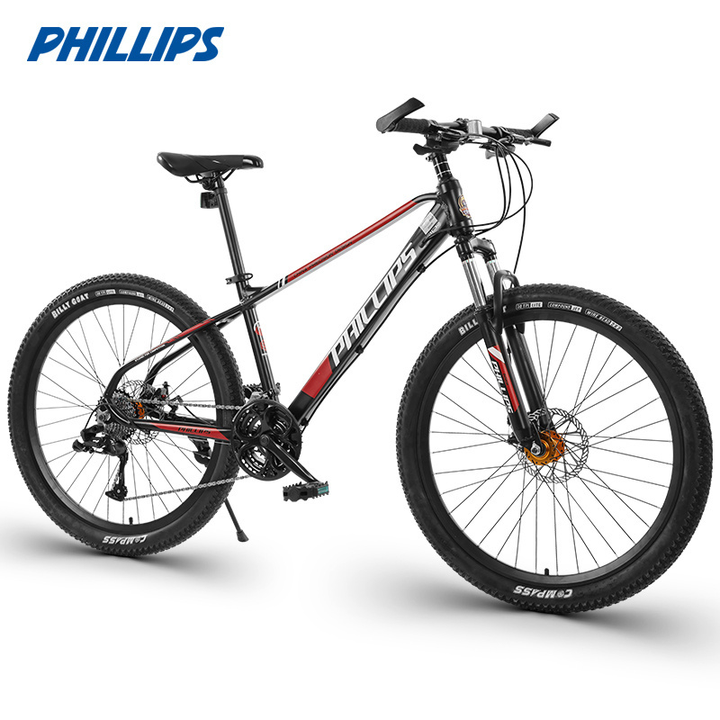 PHILLIPS Hot Sale Bicycle Double Damping 24/26 Inch 21 Speed For Adult Cycle For Men Dual  Mountain Bike