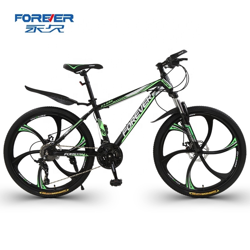 Forever Brand High Quality Bicycles 26 Inch 27 Speed Magnesium Alloy Wheels  Carbon Steel Frame Mountain Bike For Adult