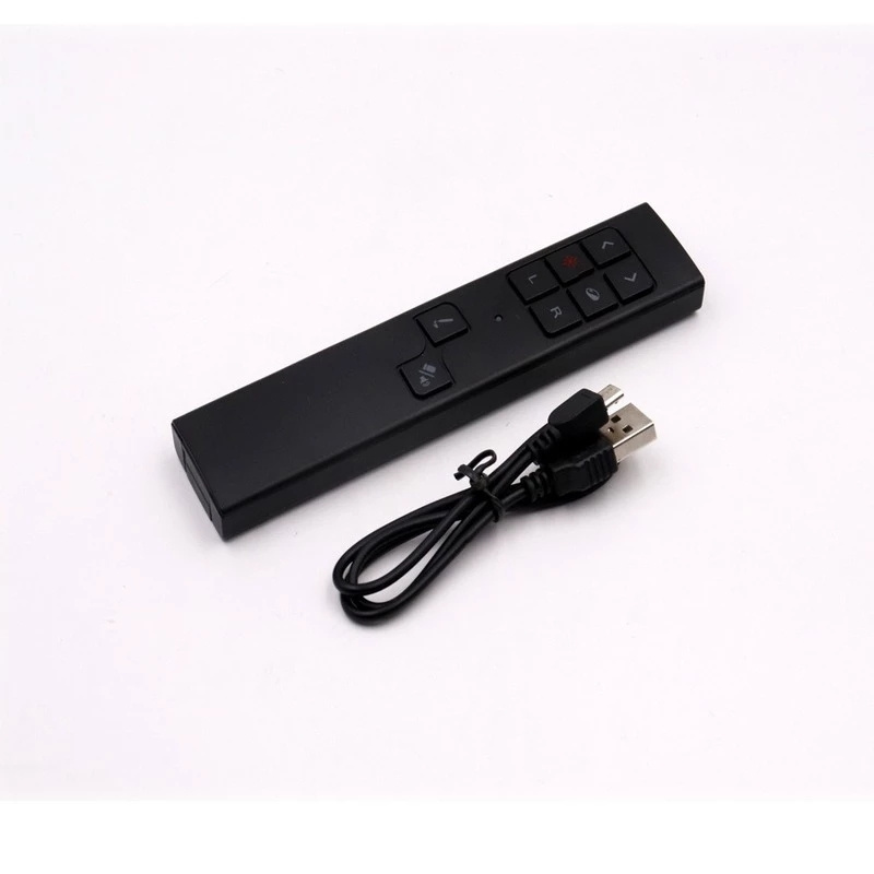 Wireless Presenter PPT Flip Pen Air Mouse Present Remote Controller Rechargeable30m Slide Advancer Laser Pointer