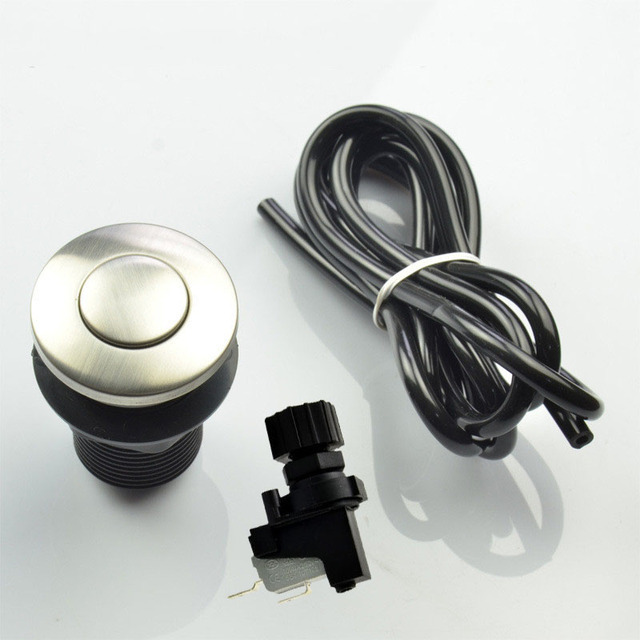 Air Switch On Off Push Button 32mm For Bathtub Spa Garbage Whirlpool Pneumatic Micro Switch Toggle Electronic Home Kit