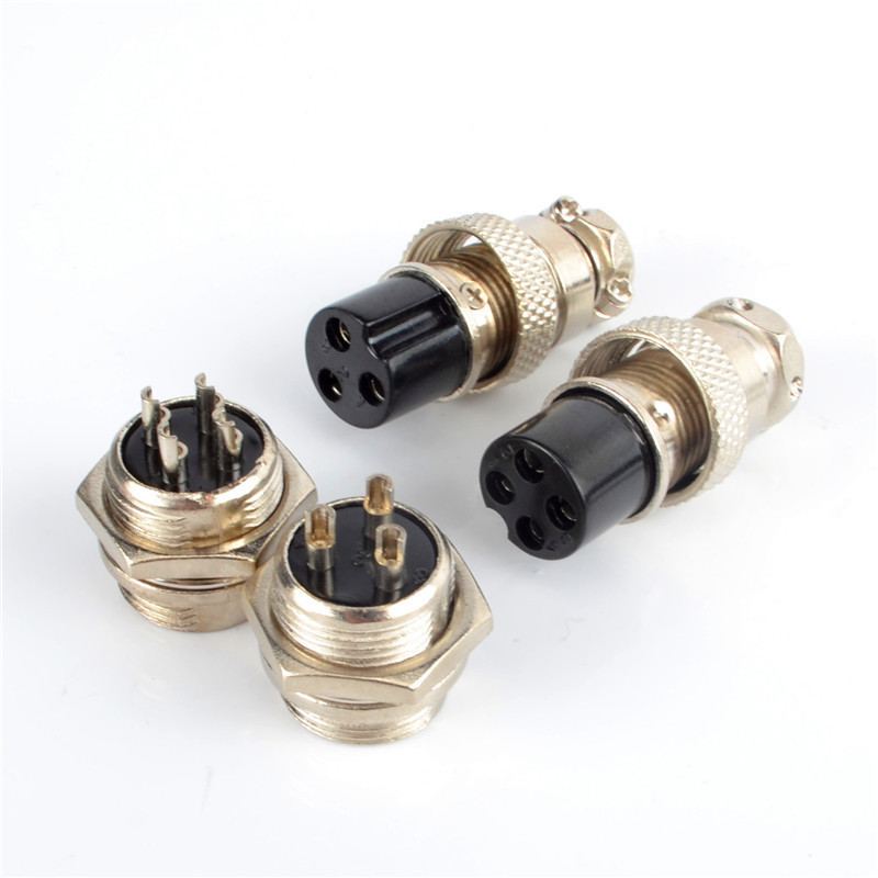 GX16 2/3/4/5/6 Pin Male & Female 16mm Wire Panel Circular Connector Aviation Connector Socket Plug