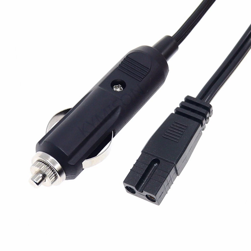 12V 24V DC Replacement Car Cooler Cool Box Mini Fridge 2 Pin Lead Cable Plug Wire Car Refrigerator Cigarette Lighter Power Cord