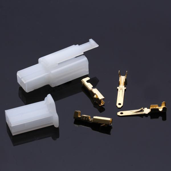 Set Motorcycle Car ATV Scooter Boat Male Female 2 Way Connector 2.8mm Terminal