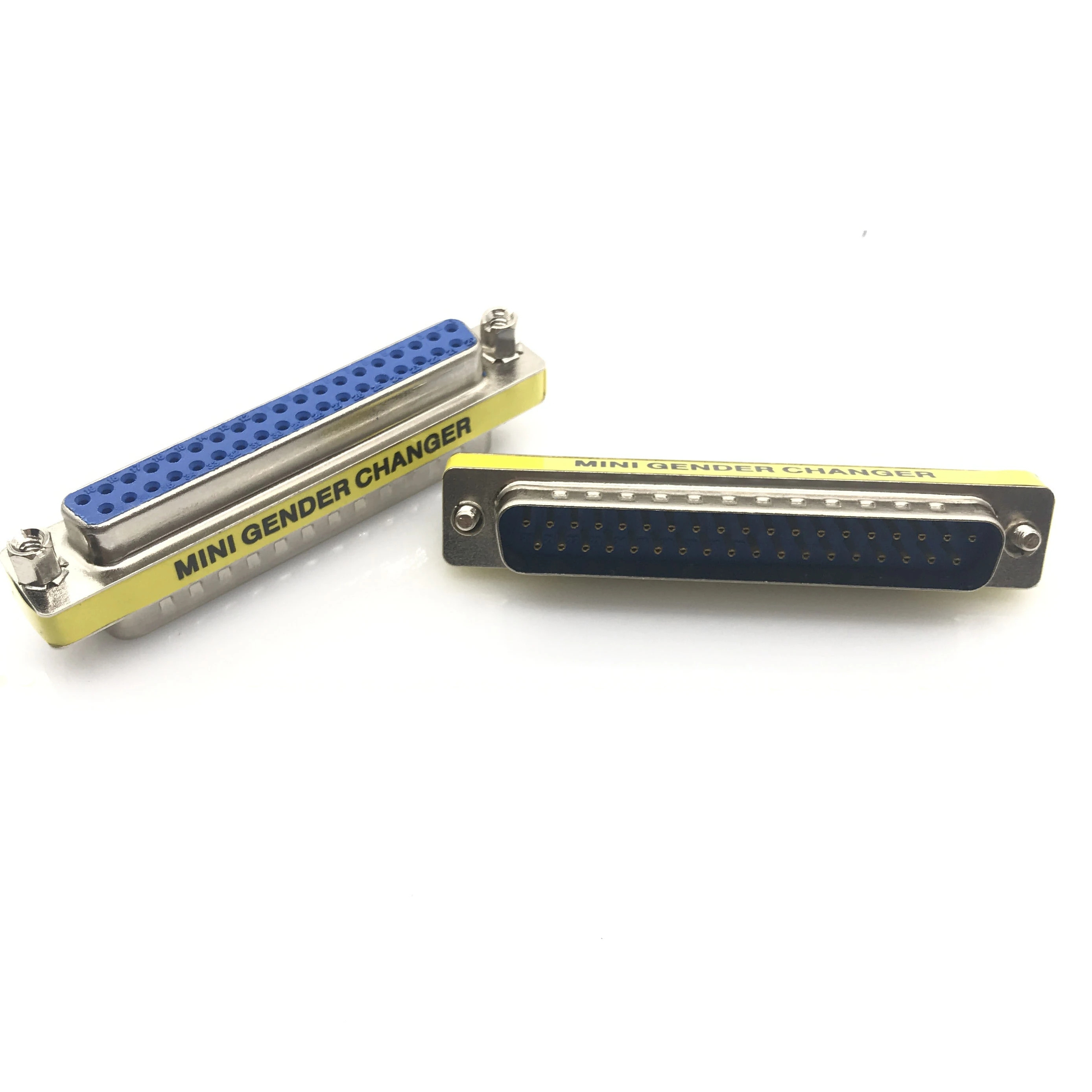 DB37 37pin MALE to male serial port CONNECTOR D-Sub COM CONNECTORS 37 pin 37p Mini Gender Changer Adapter